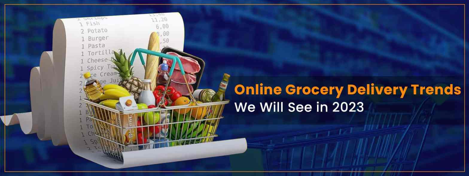 online grocery delivery trends illustration