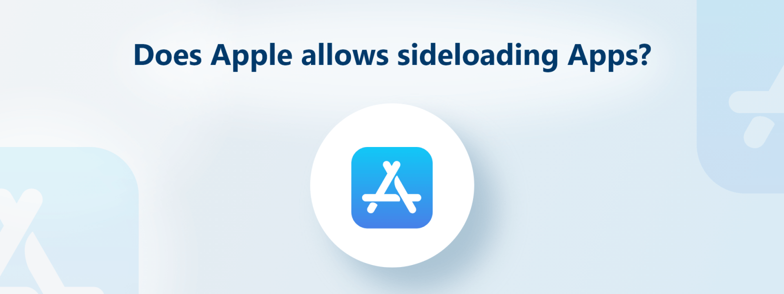 Illustration for 'Does Apple allows sideloading apps'