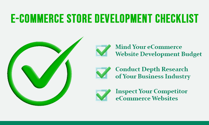 eCommerce store development checklist