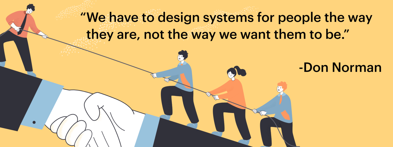 Human-Centered design with Don Norman quote