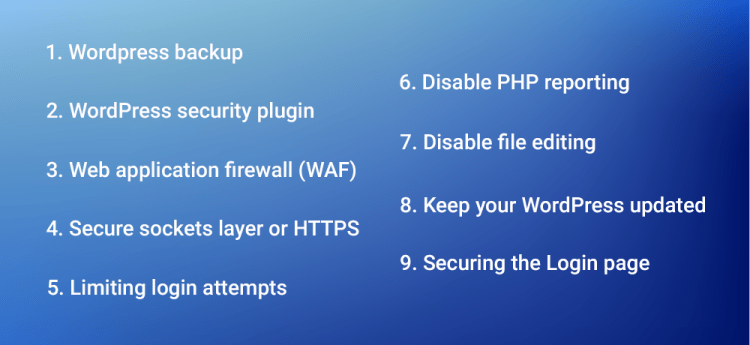 WordPress security prevention tips