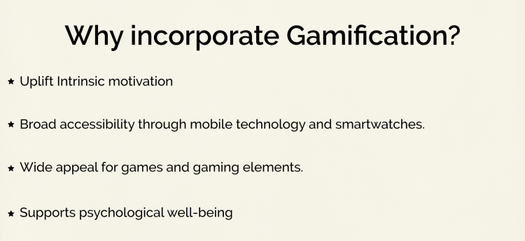 Why incorporate gamification